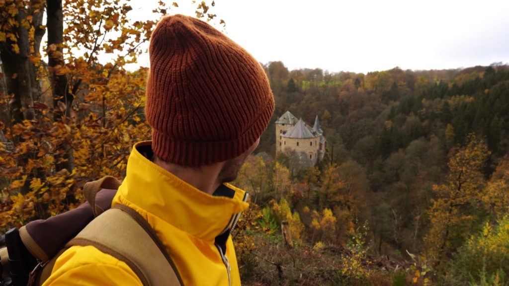 Vue sur le château de Reinhardstein