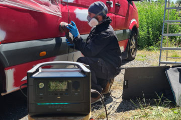 Chauffage de mon VAN (poêle à bougie) : Installation de l'évacuation des  fumées sur mon Jumpy 